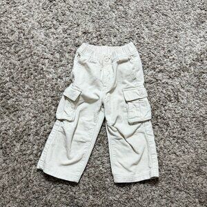 EUC Baby Gap White Corduroy Pants - Size 2T (2 Years)